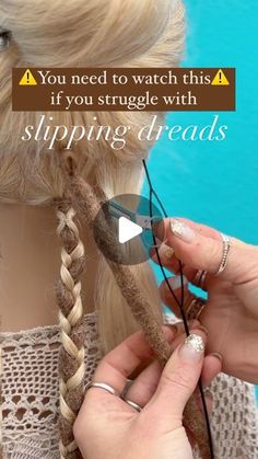 Sew In Dreads, How To Put In Dreadlock Extensions, Make Synthetic Dreadlocks, How To Install Single Ended Dreads, Temporary Braid Styles, Install Dread Extensions, How To Install Synthetic Dreads, How To Put In Dread Extensions, How To Braid In Dread Extensions