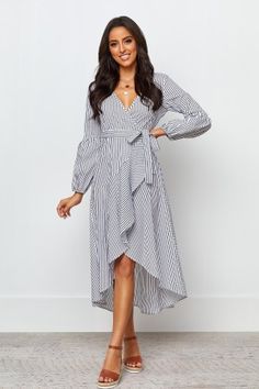 Striped Belted Dress For Spring, Spring Striped Belted Dress, Striped Dresses With Tie Waist For Spring, Striped Dress With Tie Waist For Spring, Striped Spring Dresses With Tie Waist, Spring Striped Dress With Tie Waist, Spring Striped Long Sleeve Midi Dress, Striped Long Sleeve Spring Midi Dress, Long Sleeve Striped Midi Dress For Spring