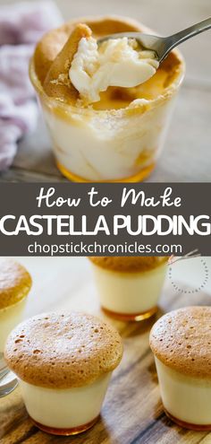 how to make casteella pudding in small cups