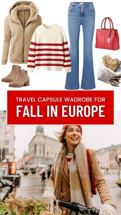 Fall Travel Wardrobe for Europe: Chic & Cozy Essentials Sweden Fall Outfit, What To Wear Europe Fall, Germany In Fall Outfits, Travel To Italy Outfits Fall, Fall Outfits For Spain, Fall In Germany Outfits, What To Pack For 2 Weeks In Europe Fall, Outfits For Traveling In Europe Fall, Outfits For Germany Fall