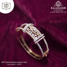 Braslate Design, Kalamandir Jewellers, Antique Gold Bracelet, Rings Beautiful, Diamond Bracelet Design, Diamond Rings Design, Silver Collection