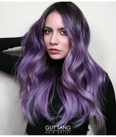 Colored Hairstyles, Curly Prom Hair, Hair Color Underneath, Lilac Hair, Beautiful Hair Color, Bright Hair, Hair Shades, Pastel Hair