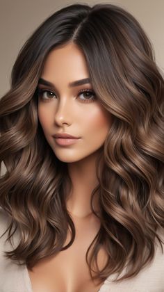 Brown Balayage Ideas That Will Make You Swoon! 🤩✨Brunette Brilliance: Get the Ultimate Hair Makeover🌟 Luscious Dark Brown Balayage Ideas to Dazzle Everyone! 💁‍♀️✨ So, get ready to Transform Your Look with the Latest Trend🔥 Dark Brown Balayage! 💇‍♀️✨ #BalayageGoals #HairTrendsetter #DarkBrownMagic #BalayageBeauties #DarkDelight #HairInspo #BrunetteBalayage #BalayageBeauty #DarkBrownDelight #SunKissedBrunette #BalayageHighlights #HairColorTrends #NaturalHairGoals #LowMaintenanceStyle #HairInspiration #StylishStrands Old Money Fashion Aesthetic, Waves With Curtain Bangs, Elegant Haircut, Brown Hair Colours, Balayage Brown Hair, Highlights And Balayage, Brown Hair Highlights, California Brunette, Old Money Brunette