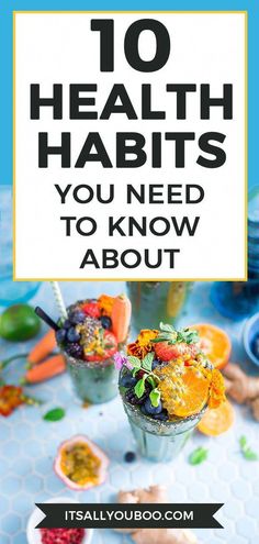 Want to live healthier and lose weight? Focus on your daily routine with this healthy habits list. Click here for 10 easy changes you can make today. Dorm Room Workout, Healthy Habits List, Habits List, Room Workout, Unhealthy Habits, Fitness Blender, Fitness Plans, Habit Trackers, Organic Foods