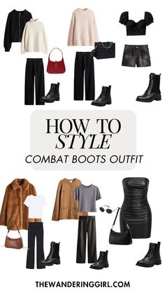 Looking for the best combat boots outfit ideas? Look no further! This post shows you 11+ combat boots outfit, combat boots outfit women, combat combats ootd, combat boots aesthetic, combat boots outfit fall, combat boots outfit summer, combat boots outfit winter, and more! Olive Boots Outfit, Combat Boots Work Outfit, Combat Boot Outfits Winter