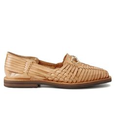 Walk with comfort in a loafer-style huarache Casual Woven Leather Loafers With Round Toe, Casual Woven Leather Closed Toe Loafers, Woven Leather Loafers, Loafer Style, Loafers Style, Loafers, Walking