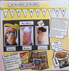 a bulletin board with pictures and information about the different types of butts on it