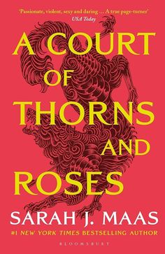 the cover of a court of thorns and roses by sarah i maas