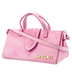 Jacquemus Mini Suede Bag - Pink Excellent Condition Attached Strap Pink Suede Folds Out To Open Bags Jacquemus, Jacquemus Bags, Jacquemus Bag, Suede Bag, Pink Suede, Pink Bag, Mini Bag, Pink Color, Crossbody Bag