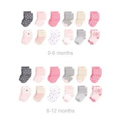 Hudson Baby terry socks are soft, snuggly, warm socks to keep baby's feet feeling cozy and comfortable. The fold-over cuff style make it easier to keep baby's socks on their feet. Our super soft cotton blend socks are gentle and are made with thick, cushiony fabric to keep baby's feet warm and snug. Our grow with me sets are perfect if you are looking to buy a bundle pack of socks for your baby's first full year. Set includes socks in 0-6 months and 6-12 months. Infant Girl, Hudson Baby, Bundle Pack, Warm Socks, Rich Fabric, Baby Socks, Baby Grows, Classic Pattern