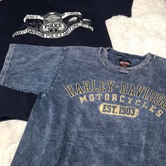 Guc, Mt Moderately Worn, Some Wash/Wear, Sold As-Is. Police Tee, Nwot Never Worn No Trades No Pp No Merc@Ri Add'l Info/Pics By Request Posted = Available Bundle 2+ For 10% Discount Reasonable Offers Welcomed Harley Davidson Shirt, Harley Davidson Men, Mens Tees, Harley Davidson, Tee Shirts, Mens Shirts, Man Shop, How To Wear, Blue