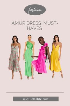 When it comes to this great Shopbop dress brand, My Stiletto Life shares how Amur dresses fit and reviews some of this high-end fashion brand's must-haves including the Amur pleated dress. Shop the best of the brand and find more wedding guest dress ideas here. Long Skirt And Top, Red Strapless Dress, Formal Parties, A Style