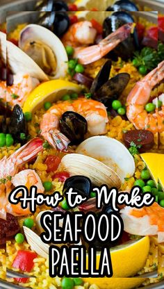 how to make seafood paella