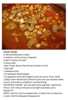 the recipe for this soup has beans and meat in it