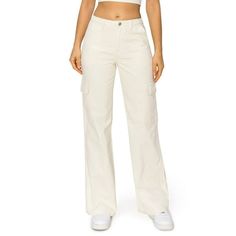 Stay comfortable with style all day long in these casual cargo pants. These trendy bottoms comes in a lightweight, breathable material that keeps you cool, comfy, and sweat-free in warm weather. The premium quality fabric feels soft and smooth on the skin. Made to let you move freely and comfortably, these long-lasting durable pants will last through multiple washes and wears for many years to come. Its perfect to wear for all kinds of activities. Size: L.  Color: Beige.  Gender: female.  Age Gr Cargo Pants High Waisted, Txt Concert, Y2k Trousers, Straight Leg Cargo Pants, Concert Fit, Trendy Bottoms, Casual Linen Pants, Women Cargo Pants, Casual Cargo Pants