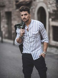 Mdv Style, Concept Maps, Street Style Magazine, Nice Shirts, Formal Men Outfit, Outfit Styling, Mens Casual Outfits Summer, Fashion Man