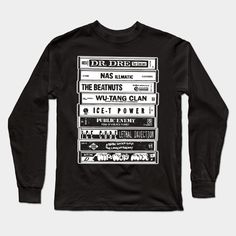 - https://howcandothis.com/manstyle/hip-hop-cassettes-previous-faculty-rap-lengthy-sleeve-t-shirt/ Cassette Design, Old School Rap, Black Planet, Ice T, Public Enemy, The Golden Age, Rap Music, Vintage Music, Hip Hop Music