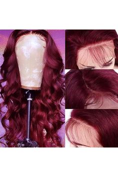 SUPERNOVA Burgundy 99j Lace Front Wigs Human Hair Burgundy Body Wave 5x5 Transparent Lace Closure Human Hair Wigs For Black Women 180% Density Pre Plucked Red Wig Hair(18 inches,Burgundy Wig Remy Hair Wigs, Lace Fronts, Wig Ideas, Front Lace Wigs, Brazilian Remy Hair, Front Hair Styles, Sew Ins, Human Virgin Hair, Burgundy Hair