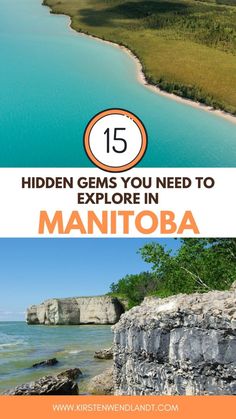 the top five things to see and do in mantoba island, florida with text overlay reading 15 hidden gems you need to explore in mantoba