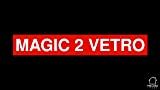 a red sign that says magic 2 verto on the side of a black background