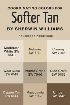 the color scheme for soft tan by sheryln williams, including neutrals and browns