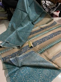 Silk Printed Saree, House Gate, House Gate Design, Printed Saree, Tussar Silk Saree, Elegant Living Room, Gate Design