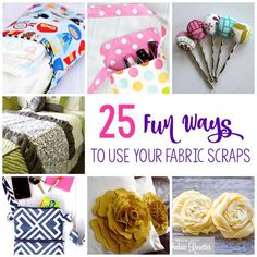 25 fun ways to use fabric scraps