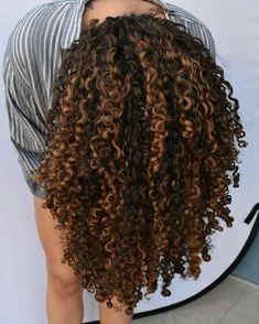 Naturally Curly Hair Updo, Curly Hair Color Ideas, Blonde Highlights Curly Hair, Curly Hair Color, 3c Natural Hair, Dyed Curly Hair, Highlights Curly Hair, Natural Curly Hair, Curly Hair Updo