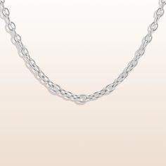 Give her a symbol of your everlasting connection. Made from high-quality silver, this Infinity Link Cable Chain carries the energy of the metal's metaphysical properties, including its ability to enhance intuition and promote emotional balance. It pairs perfectly with your favorite charms to create a personalized piece of jewelry that tells a timeless story. Rhodium Plated Silver. 13.60 mm Chain Necklace. Length: Adjustable from 15" to 18". Culture: Handmade in Bangkok, Thailand. Spiritual Silver Adjustable Chain Necklace, Silver Charm Necklace With Oval Pendant And Adjustable Chain, Silver Oval Link Charm Necklace For Everyday, Classic Silver Chain Charm Necklace, Classic Silver Charm Necklace, Silver Charm Necklace With Oval Pendant For Everyday, Silver Charm Necklaces With Adjustable Oval Link Chain, Minimalist Silver Necklace With Oval Link, Silver Necklace With Oval Pendant And Cable Chain