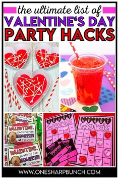 the ultimate list of valentine's day party hacks