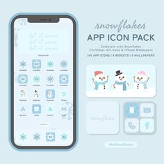 the app icon pack for snowflakes