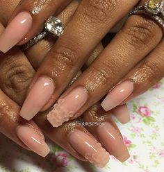 Nude Nails Black Women, Nagel Design, Sassy Nails, Short Acrylic Nails Designs, Get Nails, Pink Acrylic Nails, Neutral Nails, Fire Nails, Coffin Nails Designs