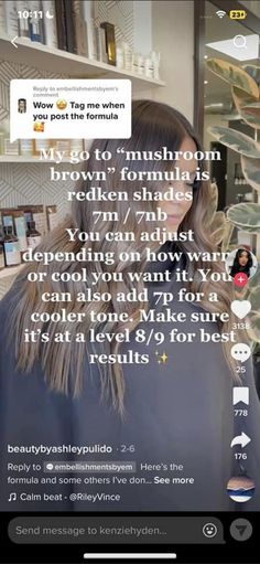 Redken Color Formulas, Redken Toner, Blonde Hair With Brown Highlights, Hair With Brown Highlights, Blonde Hair With Brown, Hair Stylist Tips, Blue Eyes Blonde Hair, Blue Eyes Blonde, Blonde Hair With Lowlights