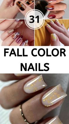 Fall Colored Nails, Fall Color Nails, Nails For Autumn, Fall Almond Nails, Dark Nail Designs, Trendy Manicure, Color For Nails, Leopard Print Nails, Cute Nails For Fall