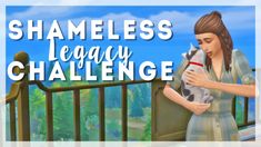 the video game shameless leggy challenge features a woman holding a cat