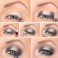 maquillaje para ojos de color platinado Natural Eye Makeup Tutorial, Maquillage On Fleek, Soft Eye Makeup, Beginners Eye Makeup, Bob Seger, Smink Inspiration, Smoky Eyes, Eye Makeup Steps, Makijaż Smokey Eye