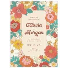 an ornate floral wedding card with the words, you can use it for any occasion