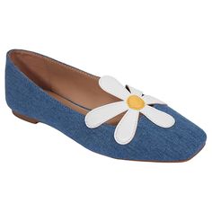 Katy Perry The Evie Daisy Ballet Flat Take springtime with you wherever you go when you slip-on this whimsical ballet flat from Katy Perry's new collection, featuring a memory foam lining for extra comfort. Summer Blue Low Heel Flats, Blue Low Heel Flats For Summer, Blue Closed Toe Flats For Spring, Spring Synthetic Closed Toe Flats, Trendy Blue Summer Flats, Blue Synthetic Flats For Summer, Blue Synthetic Summer Flats, Blue Pointed Toe Flats For Spring, Trendy Blue Flats For Spring