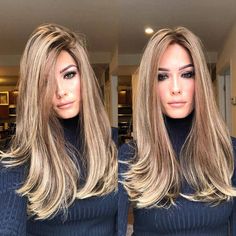 Blond Rose, Balayage Straight, Stylish Short Hair, Long Blond, Frontal Hairstyles, Short Hair Wigs, Ombre Hair Color, Long Blonde, Trending Hairstyles