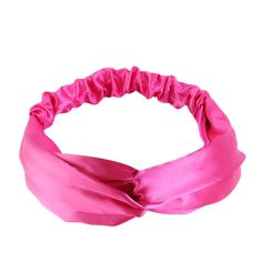 Stylish & protective FULL SATIN TWIST HEADBAND. Style your hair in seconds and protect it with this wide band. Elastic back, easy to wear. Will fit any adult head size. Made from a beautiful soft, vibrant satin fabric.Care instructions: Wash on cold with similar colors, cold (or hand wash), and hang to dry. Do not tumble dry.******MEASUREMENTS*****Headband: Stretches 20-25 inches around the head. RETURNS: Due to the intended use, there are no returns on hair accessories- but if there’s an issue with your item please contact me and I’ll try my best to resolve it :) Silk Twist Headband, Satin Headband Pink, Satin Headband, Turban Headwrap, Satin Roses, Bandana Hairstyles, Twist Headband, Polyester Satin