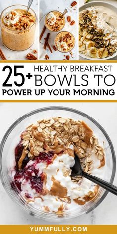 healthy breakfast bowls to power up your morning