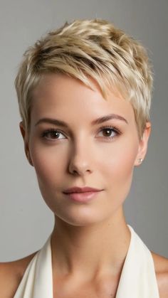 10 Perms for Short Hair to Try This Year – Stylish Hair Ideas Summer Outfit Over 50 Casual, Hair Perms, Short Permed Hair, Short Sassy Haircuts, Chic Short Hair, Really Short Hair, Short Hair Pixie Cuts, Spiked Hair, Pixie Haircut For Thick Hair