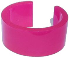 Pink Plastic Bangle Jewelry, Pink Party Cuff Bangle Bracelet, Pink Party Cuff Bracelet Bangle, Trendy Handmade Cuff Bracelet For Party, Trendy Adjustable Pink Bangle, Rave Party, Punk Rave, In The Dark, Glow In The Dark