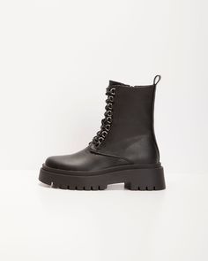 Comfort and style go hand in hand in this utilitarian inspired Frances Side Zip Combat Boots; perfect for the colder seasons or as a statement piece for your next festival or fall event. NOT ELIGIBLE FOR DISCOUNT. Heel Height: 1.95 Material: Upper: 100% PU Lining:100% Polyester Outsole: Thermoplastic PU Utilitarian Ankle Boot Chunky Rubber Sole Hook Style Laces Inner Side Zipper Closure Silver Hardware Closed Round Toe Western Wear Dresses, Fall Events, Shopping Day, Hand In Hand, Black Friday Shopping, Heeled Loafers, Fall Shopping, Sweater And Shorts, Western Wear