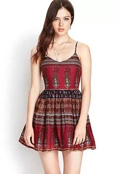 Look Hippie Chic, فستان سهرة, Urban Wear, Fashion Streetwear, Outfit Idea, Ootd Fashion, Fit Flare Dress, Fitted Dress, Boho Dress