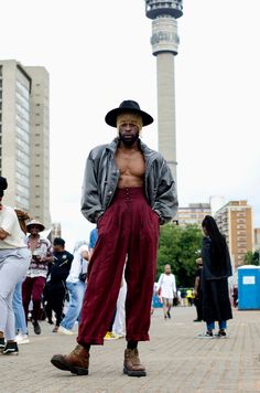 Afro Punk Outfits, Afro Punk Fashion, Queer Fashion, Afro Punk, Androgynous Fashion, Punk Outfits, African Men, Black Magic, Character Outfits