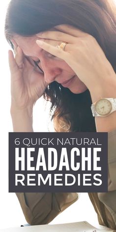 Quick natural herbal headache remedies you can make easily for instant headache relief from ingredients in your kitchen cupboard. #headache #headacherelief #headacheremedies Tension Headache Causes, Migraine Remedies, Sick Remedies, Seasonal Changes, Chronic Migraines