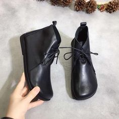 Details: Type:Women Shoes Heel height: Low Heel（1- 3 cm） Upper Material:Cow Leather Season: Winter Color:Black,Brown Size: 35,36,37,38,39,40 size length cm inch 35 22.50 8.86'' 36 23.00 9.06'' 37 23.50 9.25'' 38 24.00 9.45'' 39 24.50 9.65'' 40 25.00 9.84'' Shoes Heel, Tube Top Dress, Winter Color, Winter Colors, Season Winter, Womens Oxfords, Flat Shoes, Low Heels, Cow Leather