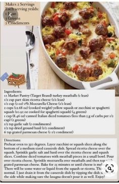 a recipe for meatballs and eggs in a casserole dish