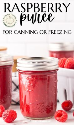 raspberry pure for canning or freezing